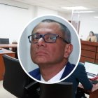 Edison Loaiza, abogado de Jorge Glas, estuvo de manera presencial en la audiencia de solicitud de prelibertad del exvicepresidente.
