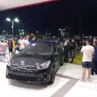 El vehículo presentaba las huellas de varios impactos de bala.