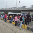 Hubo caos por la toma de un canal de televisión.