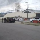 Referencial: la cárcel de Esmeraldas, durante acciones de fuerzas del orden.