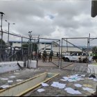 Una de las imágenes de los daños hechos en la dependencia.