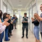 Deyvi, el guardia condecorado también por hospital del IESS.