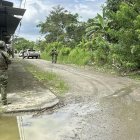 Militares están en las calles de Esmeraldas.