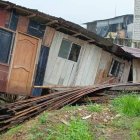 Así se 'sentó' la casa afectada.