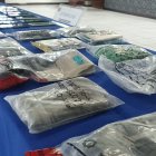 Lo decomisado fue presentado por la Policía.