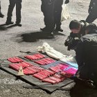 Los investigadores revisaron toda la carga y la contabilizaron antes de llevarla hasta las instalaciones del GIR.