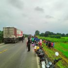 En la vía Panamericana, en la parroquia San Juan del cantón Puebloviejo, sorprendieron y asesinaron a un hombre.