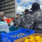 Policía de Cotopaxi reciben ayuda social.