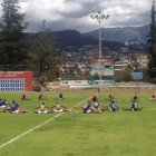 Los jugadores siguen entrenando pero en el limbo. Están impagos y a la espera de lo que resuelvan.