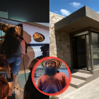 1. Familia de Fito subiéndose al avión argentino para regresar a Ecuador. 2. Casa donde se alojó la familia de Fito.