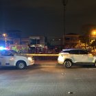 El extranjero y su esposa iban en este vehículo blanco.