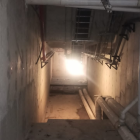 Los túneles forman parte de la construcción de la cárcel.