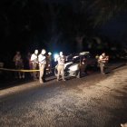 El cadáver del conductor fue levantado luego de más de dos horas de su asesinato.