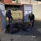 El cargamento fue incautado la noche de este jueves.