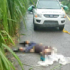 El hombre se desplazaba en motocicleta cuando lo interceptaron.
