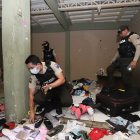 En la vivienda se encontraron objetos robados y droga lista para el expendio.