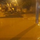 La emergencia es atendida por bomberos