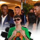 Ricardo Alé y Alexander Domínguez y sus peinados en la premiación de LigaPro, el golero llegó a lo Peso Pluma.