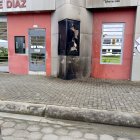 La garita de la Unidad Educativa réplica Nicolás Infante Díaz quedó con daños.