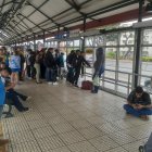 En la parada Sopeña hubo gran congestión de pasajeros, pues fue usada para integrar todos los buses que debían llegar a la terminal 25 de Julio.