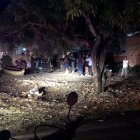 El cuerpo del agricultor quedó debajo de un árbol de mango.