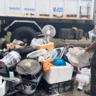 Los electrodomésticos hallados en operativo