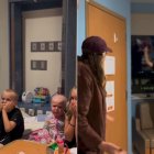 Secuencia del momento exacto en que el niño se entera que puede ser donante.