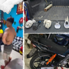 Policía Nacional ingresó a una vivienda del suroeste de Guayaquil y halló explosivos.