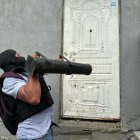 Momento en que el domicilio era intervenido