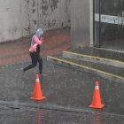 Una intensa lluvia cayó sobre varios sectores de Quito la tarde del 2 de febrero del 2024