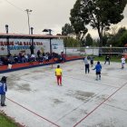 El ecuavóley es una de las principales actividades que se practican en este espacio del sur de Quito.