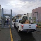 Uno de los baleados fue llevado hasta el centro de salud de Buena Fe.