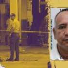 Policías recaban indicios en el lugar donde fue asesinado  Luis Guillermo Medina.