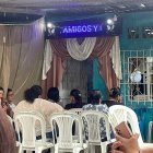 En el sector Cuatro Mangas realizaron el velatorio de Bryan Farías.