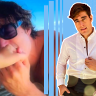 Danilo Carrera en su viaje con una joven misteriosa.