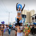 En Salinas hubo un desfile cultural. Este fue del agrado de los visitantes.