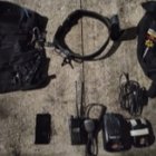 Las evidencias encontradas en poder de los detenidos.