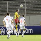 Los jugadores de Aucas señalaron que será clave ser fuertes en el juego aéreo.