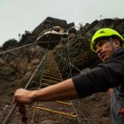 Benjamín Quinatoa aseguró que el hospedaje en la roca está construido hasta para soportar algún sismo.