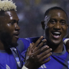 Jaime Ayoví marcó el gol del triunfo de Emelec.