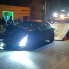 Joven quedó herido tras fuerte accidente de tránsito.