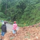 En Zaruma se reportó un deslizamiento de tierra.