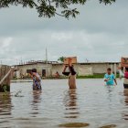 Varios sectores de Playas enfrentan inundaciones por las intensas lluvias.