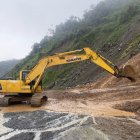 En el kilómetro 90 de la vía Cuenca- Molleturo se construirá un muro de contención al pie del talud.
