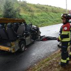 El accidente de tránsito ocurrió al amanecer del jueves 22 de febrero de 2024, en el sector El Troje, en la avenida Simón Bolívar.