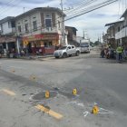 Personal de la Oficina de Investigación de Accidente de Tránsito (OIAT) tomó procedimiento en el lugar de la tragedia.