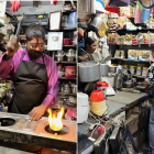 A Chotutufan lo esperan con olla en mano para presenciar el 'show'.