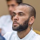 Dani Alves y su cara dice todo cuando recibió la sentencia.