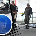 Policías llegaron al lugar donde se desplomó el presunto antisocial.