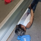 Uno de los detenidos en Quevedo.